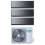 Climatizzatore Hisense Energy Pro X Black trial split 9+9+9 WiFi A++