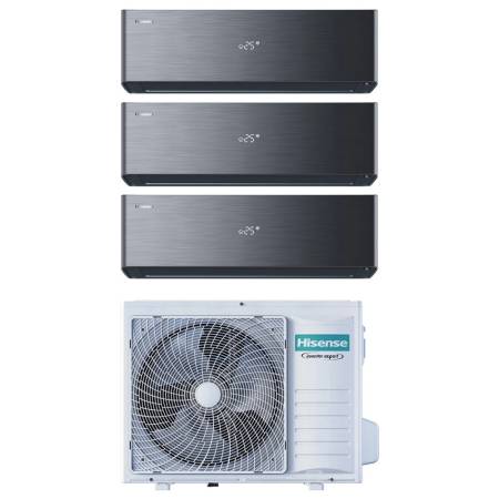 Climatizzatore Hisense Energy Pro X Black trial split 9+9+9 WiFi A++