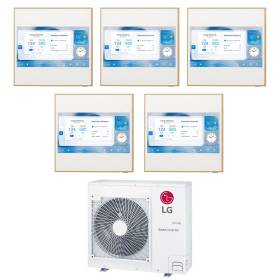 Condizionatore LG ArtCool Gallery Photo penta split 9+9+9+9+9 WiFi
