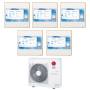 Condizionatore LG ArtCool Gallery Photo penta split 9+9+9+9+12 WiFi