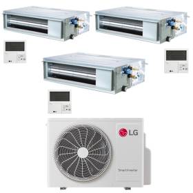LG Climatizzatore canalizzato inverter trialsplit 9+12+12 A+++ MU3R21