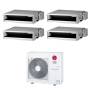 LG Climatizzatore canalizzato inverter quadri 9+9+9+12 A++ MU4R27