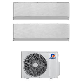 Climatizzatore Gree Airy Silver Dual Split da 9+12 BTU A++ R32