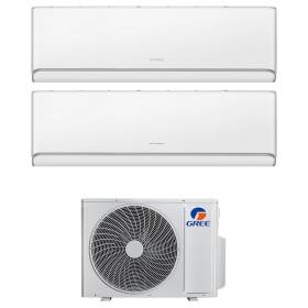Climatizzatore Gree Airy Dual Split da 12+12 BTU A++ R32 GWHD(18)NK6OO