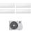 Climatizzatore Gree Airy QuadriSplit 9+9+9+12 BTU A++ R32