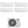 Climatizzatore Gree Pular Quadri Split 9000+9000+9000+12000 BTU A++ R32