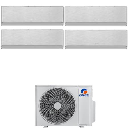Climatizzatore Gree Airy Silver QuadriSplit 9+9+9+12 BTU A++ R32