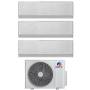 Climatizzatore Gree Airy Silver Trialsplit 12+12+12 BTU A++ R32