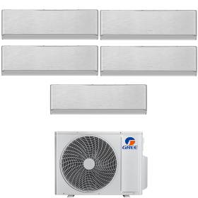Climatizzatore Gree Airy Silver Penta 9+9+9+9+9 BTU A++ R32 GWHD(42)NK6OO