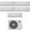 Climatizzatore Gree Airy Silver Penta 9+9+12+12+12 BTU A++ R32