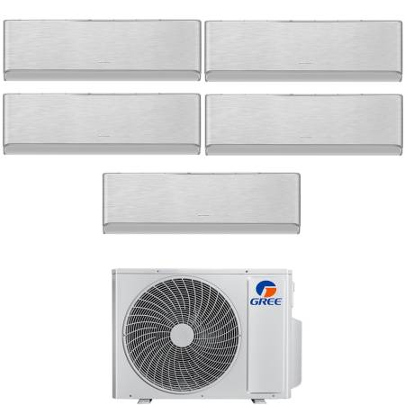Climatizzatore Gree Airy Silver Penta 12+12+12+12+12 BTU A++ R32