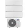 Climatizzatore Gree Clivia Trial Split bianco da 9+9+9 BTU A++ R32