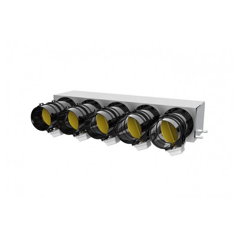 Proair Pack Cab 5L Plenum Coibentato con serrande motorizzate da 150 a 5 Zone Per Condizionatore Canalizzato