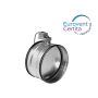 Plenum in poliuretano espanso a 2 zone con serrande motorizzate Lindab da 160 o 200 mm