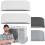 Climatizzatore Toshiba Haori dual 9+12 btu inverter R32 wifi