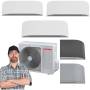 Climatizzatore Toshiba Haori dualsplit 9+9+12 btu inverter R32 Wifi