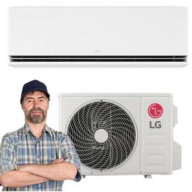 Climatizzatore LG 12000 DUALCOOL Deluxe H12S1D.NS1 Inverter R32 A+++