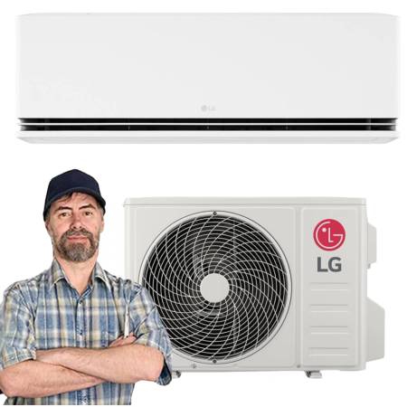 Climatizzatore LG 12000 DUALCOOL Deluxe H12S1D.NS1 Inverter R32 A+++