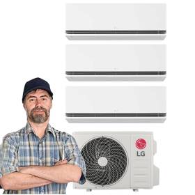 Climatizzatore LG DUALCOOL Deluxe 9+9+12 BTU inverter R32 MU3R19 A+++
