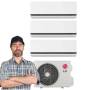 Climatizzatore LG DUALCOOL Deluxe 9+9+12 BTU inverter R32 MU3R19 A+++