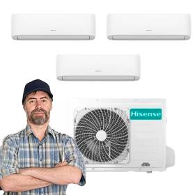 Climatizzatore Inverter Hisense Hi Comfort 9+9+12 3AMW62U4RJC R-32 A++
