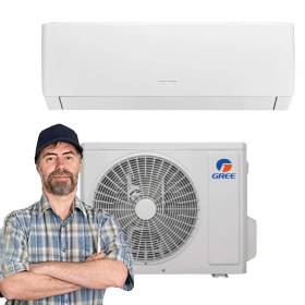 Condizionatore monosplit inverter 12000 btu Gree Pular A+++ gas R32