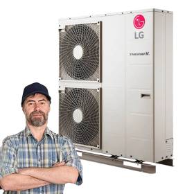 Pompa di calore Mini Chiller inverter Lg Therma V da 12 Kw HM121M.U34