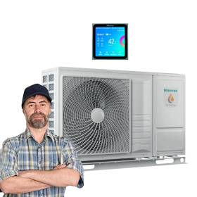 Pompa di calore Mini Chiller inverter Hisense 6-7-8-9-11 Kw R32 A+++