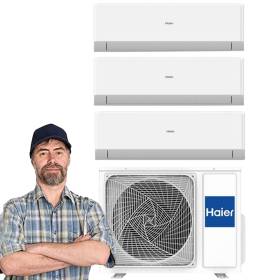 Climatizzatore trial split Haier Revive 9+9+12 Btu inverter R32 A++