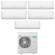 Climatizzatore Inverter Hisense Hi Comfort Wi-fi Penta Split 7000+9000+9000+9000+12000 Btu 5AMW125U4RTA R-32 A++