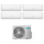 Climatizzatore Inverter Hisense Hi Comfort Wi-fi Quadri Split 7000+7000+7000+12000 Btu 4AMW81U4RJC R-32 A++