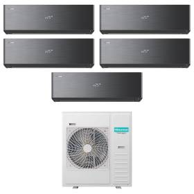 Climatizzatore Hisense Energy Pro X nero penta split 9+9+12+12+12 A++