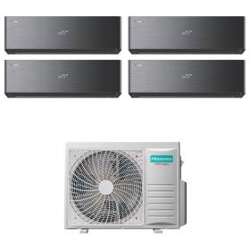 Climatizzatore Hisense Energy Pro X nero quadrisplit 9+9+9+9 WiFi A++