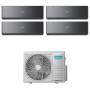 Climatizzatore Hisense Energy Pro X nero quadrisplit 9+9+9+9 WiFi A++