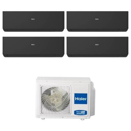 Climatizzatore quadri split Haier Expert Black 9+12+12+15 inverter A++