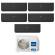 Climatizzatore quadri split Haier Expert Black 7+7+7+7+9 inverter A++