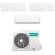 Climatizzatore Inverter Hisense IQ Plus Wi-fi Trial Split 9000+9000+12000 Btu 3AMW62U4RJC R-32 A++