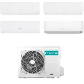 Climatizzatore Inverter Hisense IQ Plus Wi-fi Quadri Split 9000+9000+9000+12000 Btu 5AMW105U4RQC R-32 A++
