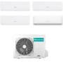 Climatizzatore Inverter Hisense IQ Plus Wi-fi Quadri Split 9000+9000+9000+12000 Btu 5AMW105U4RQC R-32 A++