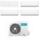 Climatizzatore Inverter Hisense IQ Plus Wi-fi Quadri Split 9000+12000+12000+12000 Btu 5AMW105U4RQC R-32 A++