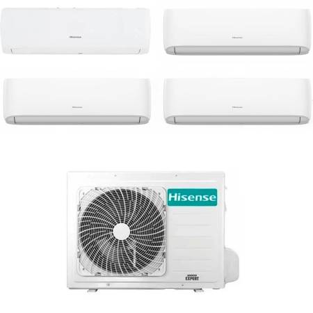 Climatizzatore Inverter Hisense IQ Plus Wi-fi Quadri Split 9000+12000+12000+12000 Btu 5AMW105U4RQC R-32 A++