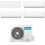 Climatizzatore Inverter Hisense IQ Plus Wi-fi Quadri Split 9000+12000+12000+12000 Btu 5AMW105U4RQC R-32 A++