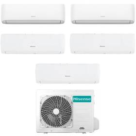 Climatizzatore Inverter Hisense IQ Plus Wi-fi Penta Split 9000+9000+9000+12000+12000 Btu 5AMW125U4RTA R-32 A++