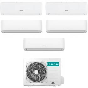 Climatizzatore Inverter Hisense IQ Plus Wi-fi Penta Split 9000+9000+12000+12000+12000 Btu 5AMW125U4RTA R-32 A++