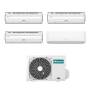 Climatizzatore Hisense Silentium Pro quadri split da 9000+9000+9000+12000 btu con wifi 4AMW105U4RAA