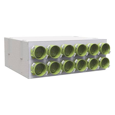 Plenum di distribuzione per sistemi VMC canalizzati uscite ovali