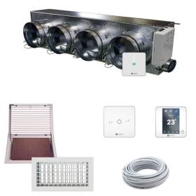 Kit Completo Plenum Coibentato a 4 Zone Per Condizionatore Canalizzato