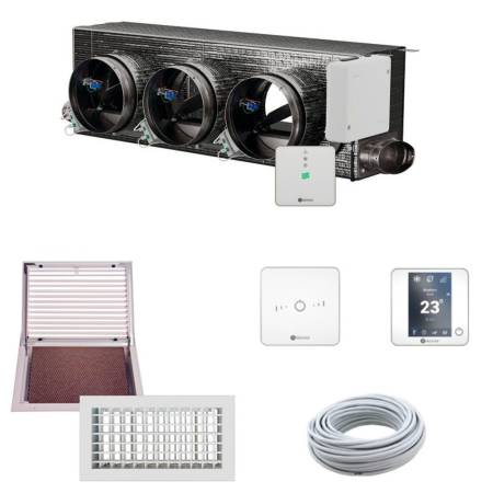 Kit Completo Plenum Coibentato a 3 Zone Per Condizionatore Canalizzato