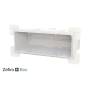 Tecnosystemi PS plenum in plastica polistirene bianco anticondensa