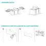 Tecnosystemi PS plenum in plastica polistirene bianco anticondensa